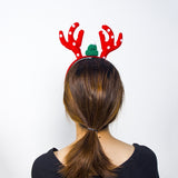 1pcs Christmas Headband For Kids Adult Christmas Deer Ears Christmas Party Deals Santa Xmas Hair Band Clasp Headwear