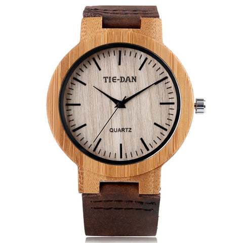 Bamboo Wristwatch Unisex